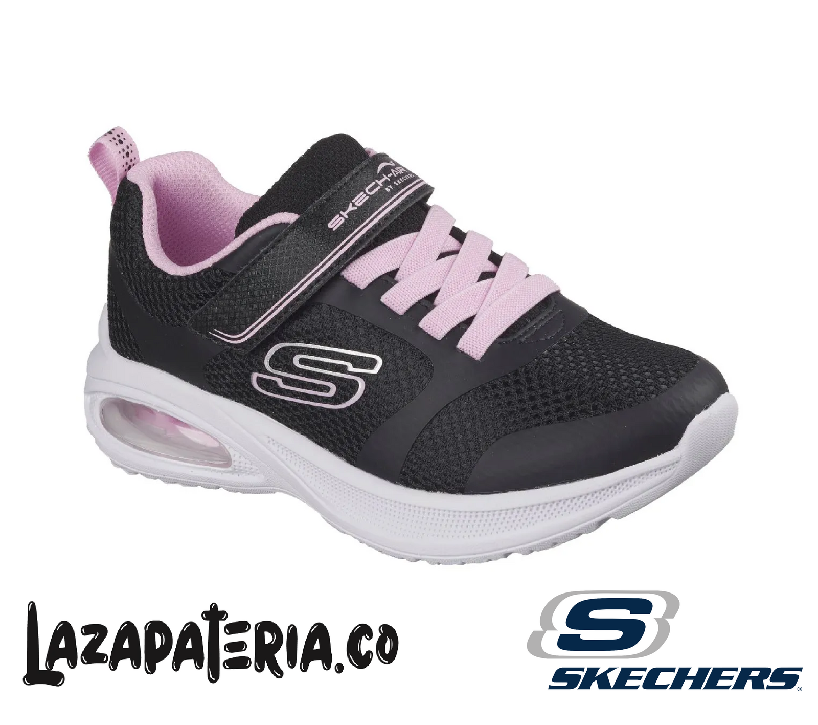 SKECHERS NIÑA MICROSPEC NEGRO C30P3636LBKLP
