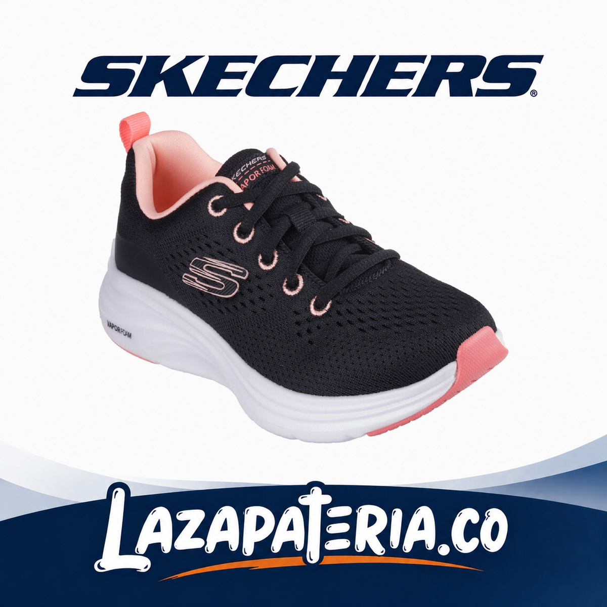 Tenis Skechers Vapor Foam Niña Negro C30P3941LBKPK
