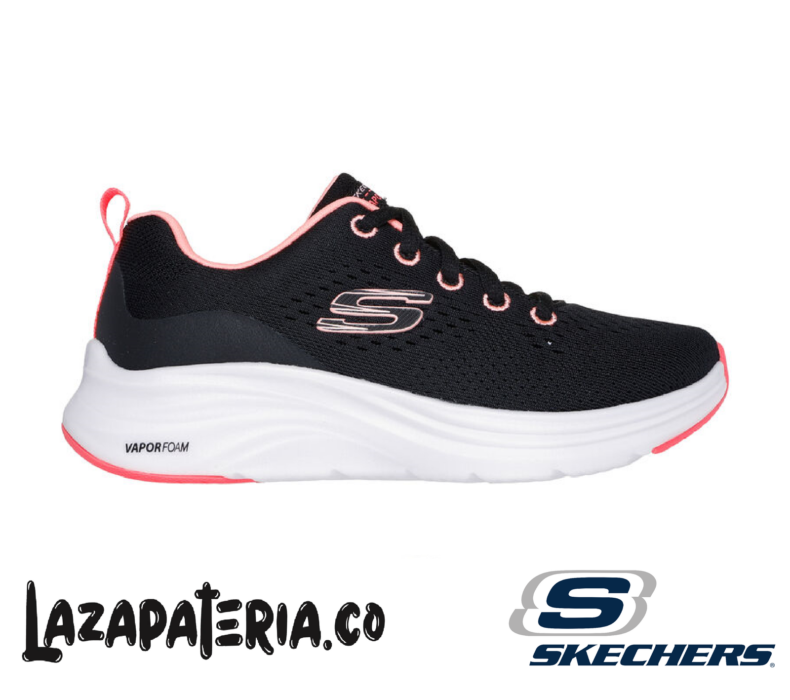SKECHERS NIÑA VAPOR FOAM NEGRO C30P3941LBKPK