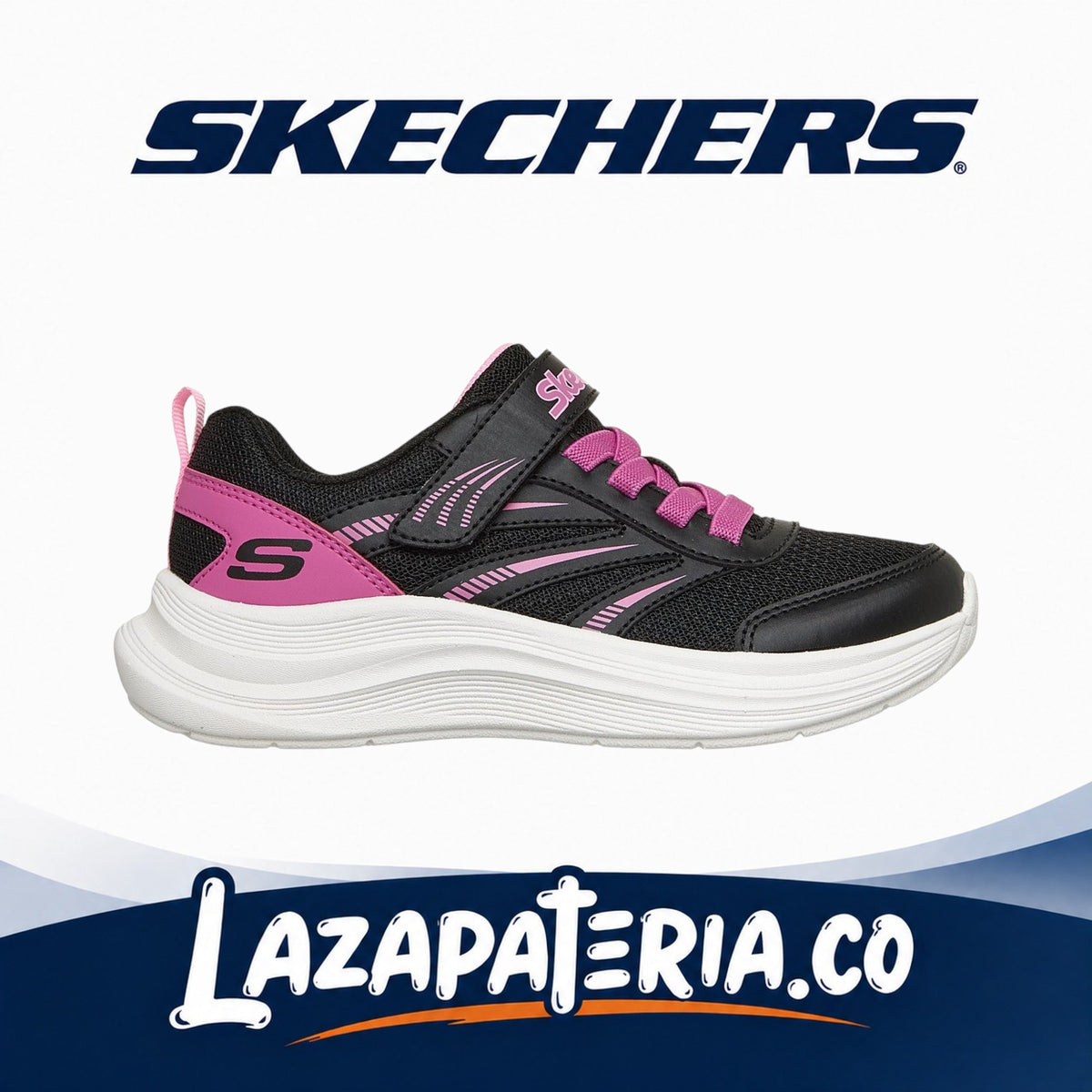 SKECHERS NIÑA C30P4208LBKPK