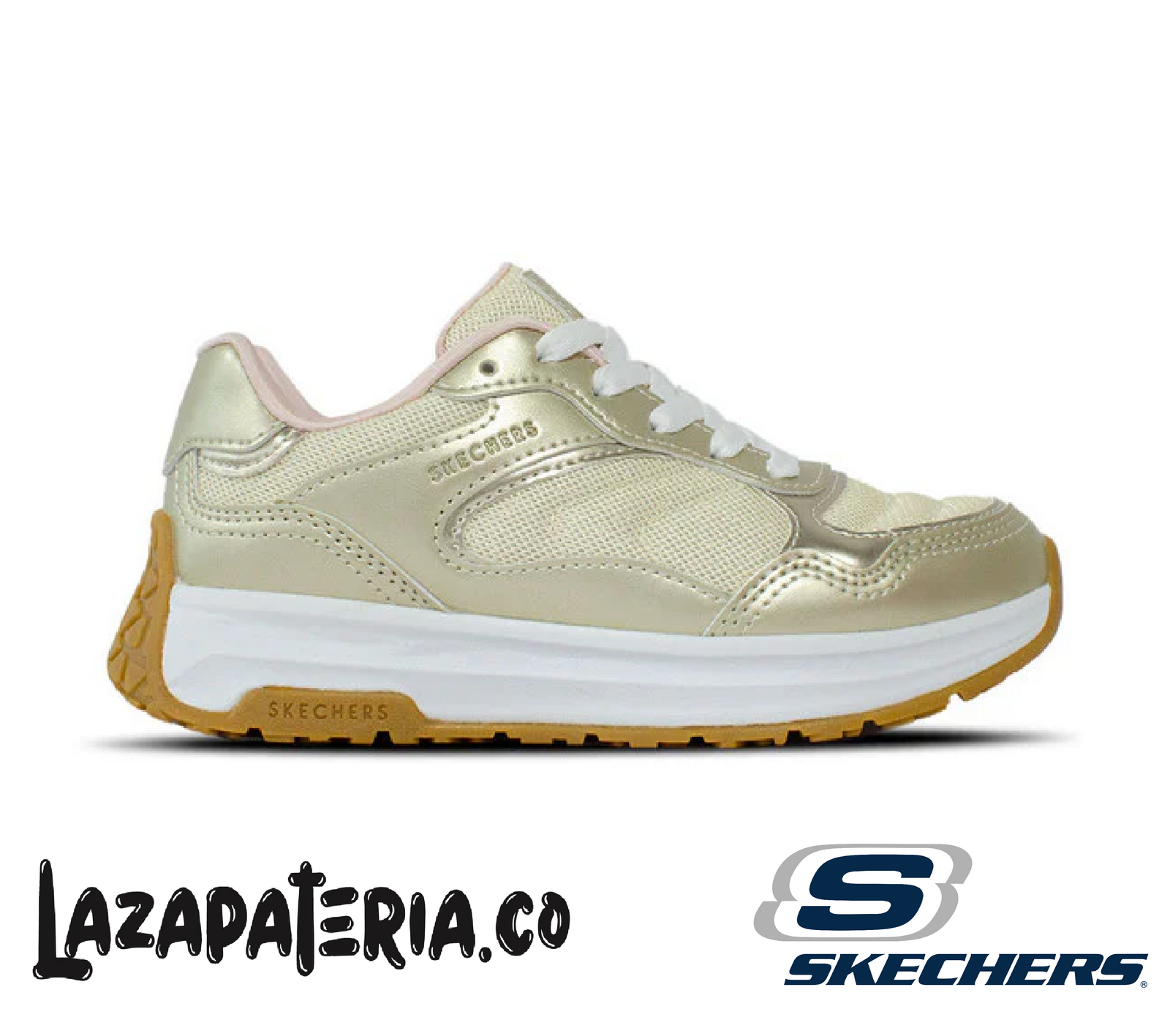 SKECHERS NIÑA LUMINA DORADO C31P0661LGLD