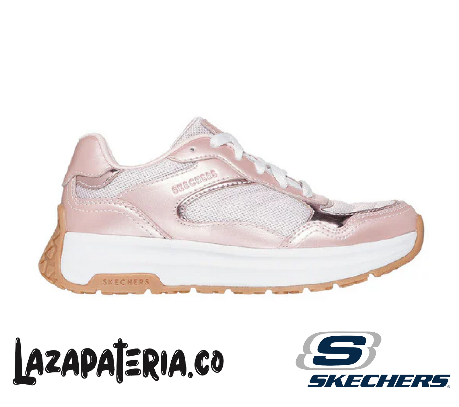 SKECHERS NIÑA LUMINA ROSADO C31P0661LRSGD