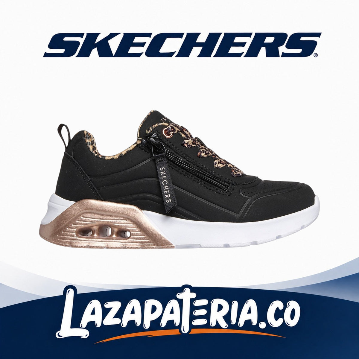 SKECHERS NIÑA C31P0708LBLK
