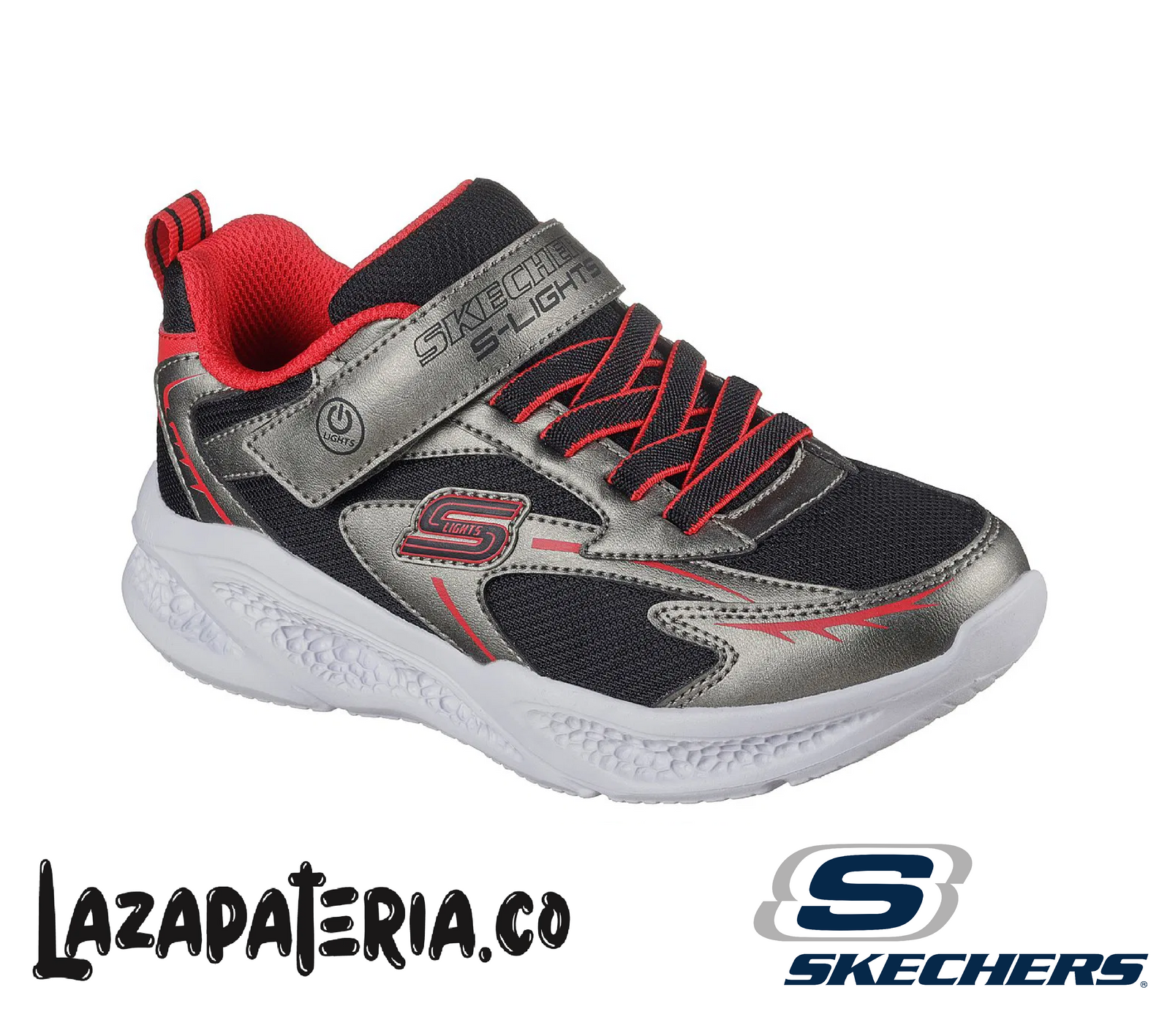 SKECHERS NIÑO S-LIGHTS DORADO C40P1497LGURD