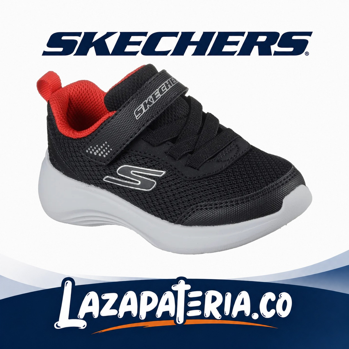 SKECHERS BEBÉ SELECTORS NEGRO C40P3615NBKRD