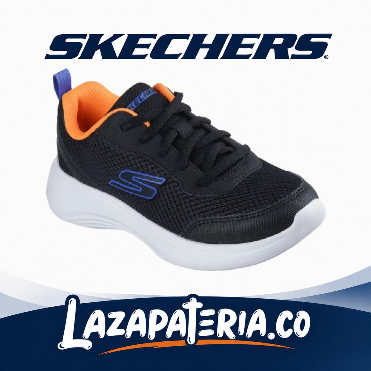 Tenis Skechers Selectors Niño Negro C40P3616LBLK