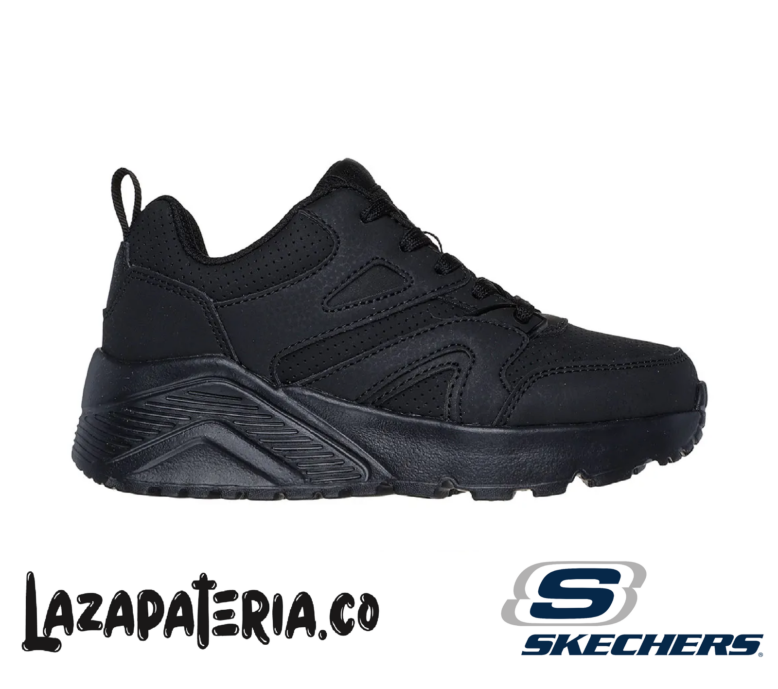 SKECHERS UNISEX UNO LITE NEGRO C40P3641LBBK