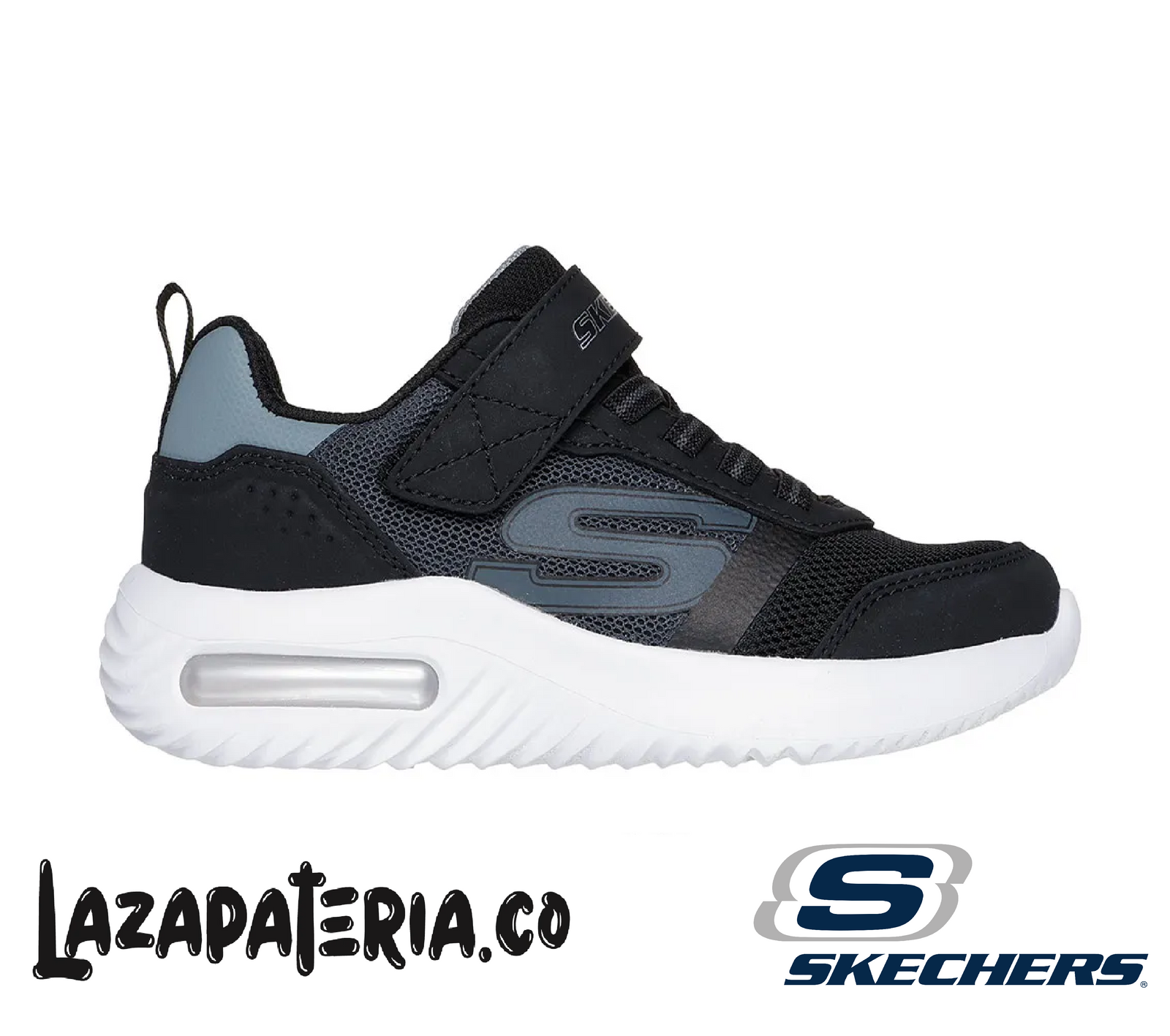 SKECHERS NIÑO BOUNDER-TECH NEGRO C40P3723LBKCC