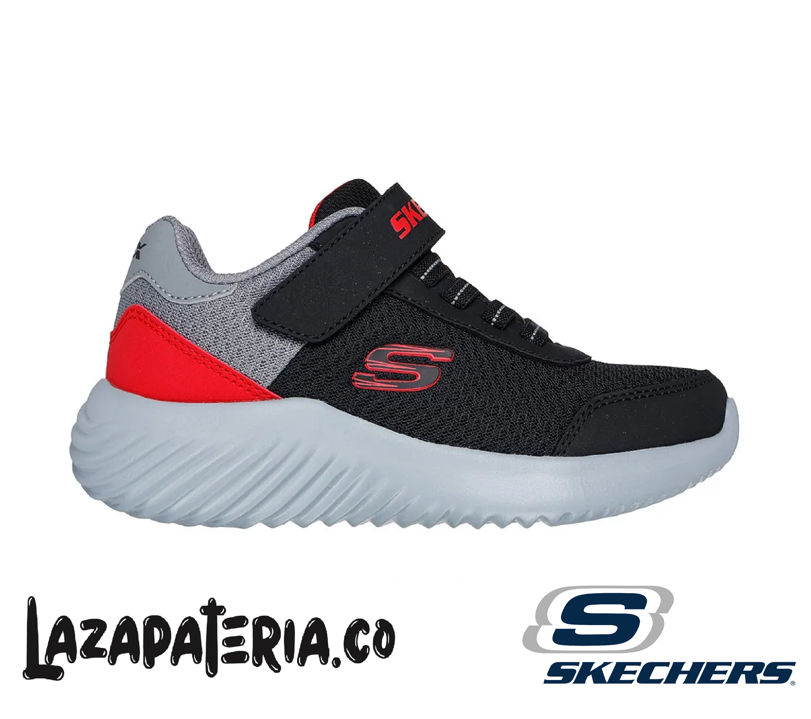 SKECHERS NIÑO BOUNDER NEGRO C40P3908LBKRD