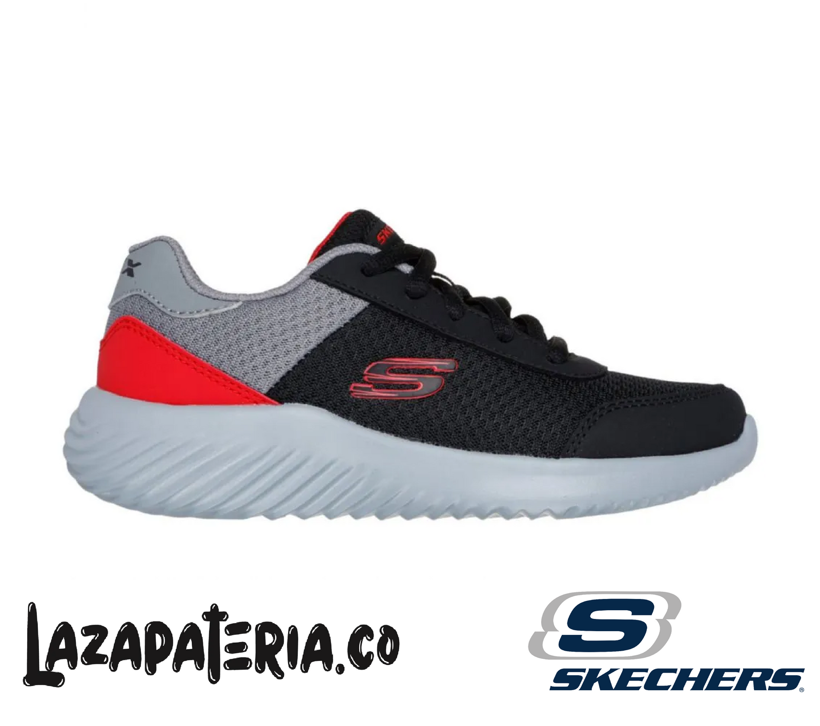 SKECHERS NIÑO BOUNDER NEGRO C40P3909LBKRD