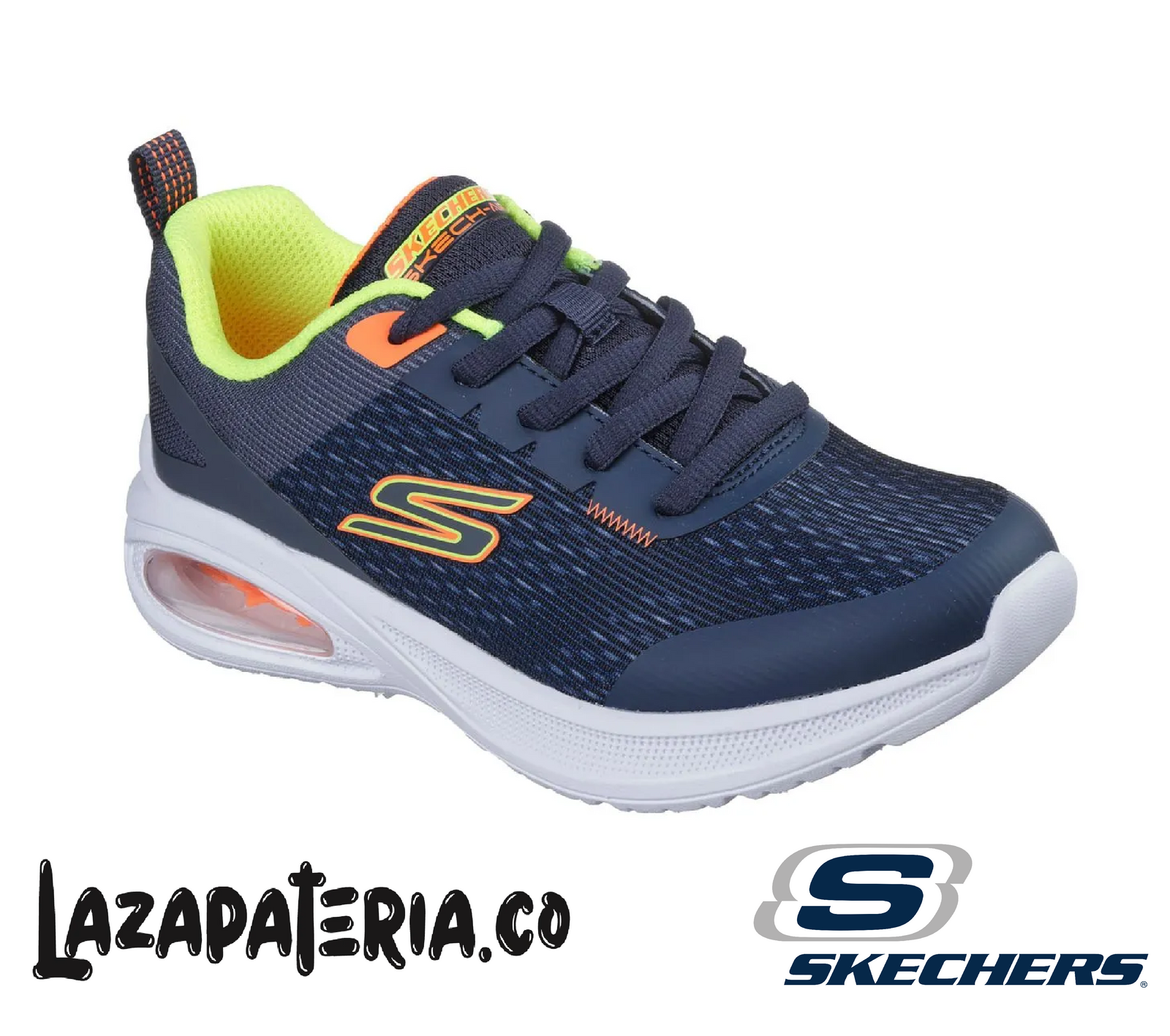 SKECHERS NIÑO MICROSPEC AZUL NAVY C40P4106LNVCC