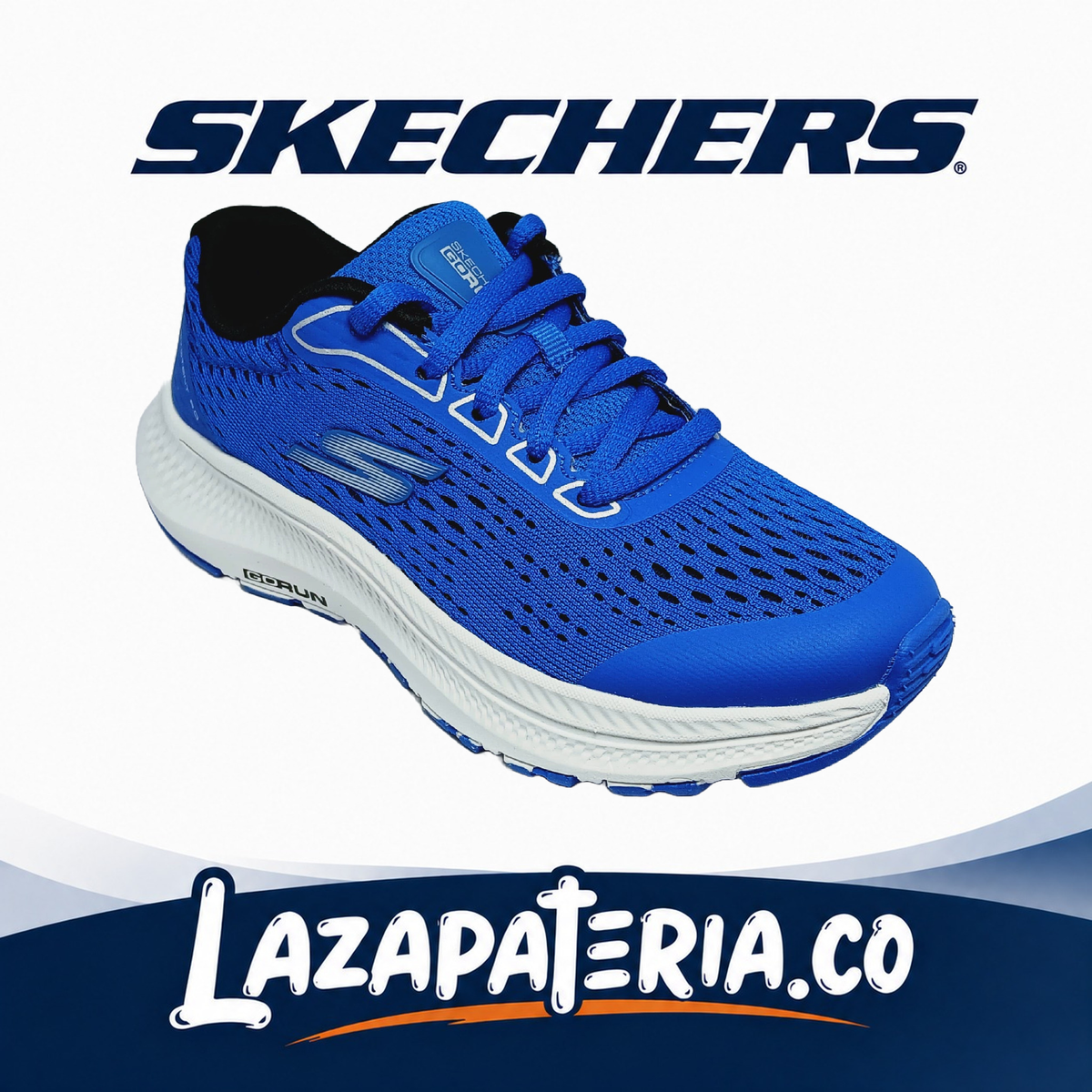 Tenis Skechers GOrun Niño Azul C40P5046LBLBK