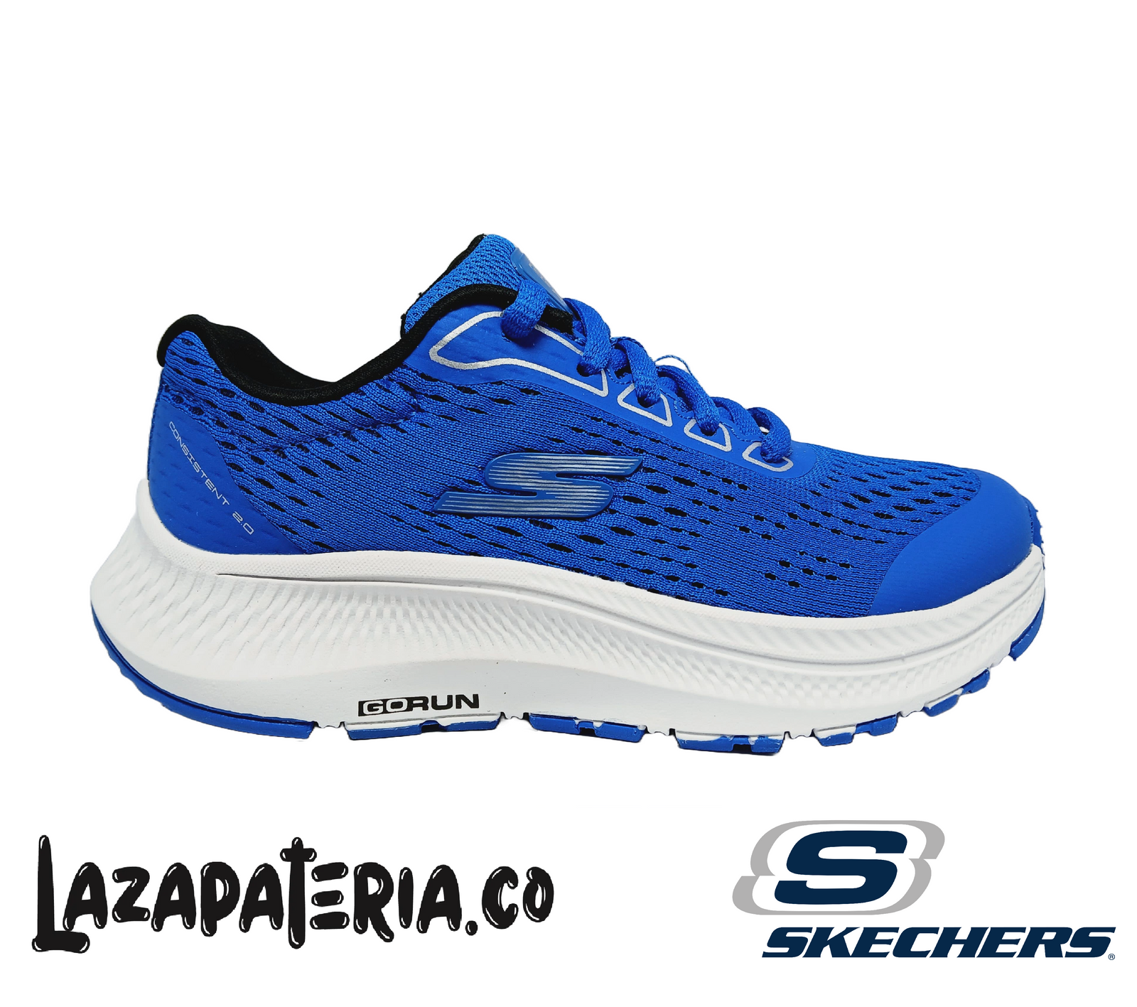 SKECHERS NIÑO GORUN AZUL C40P5046LBLBK