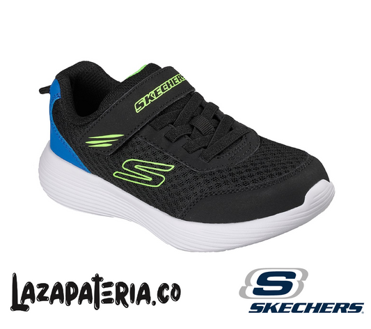 SKECHERS NIÑO C40P5084LBLK