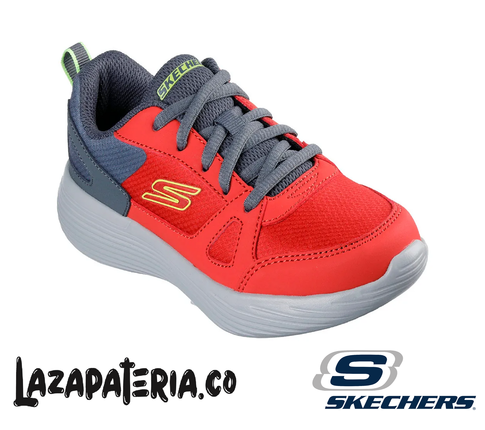 SKECHERS NIÑO GORUN ROJO C40P5089LRDCC
