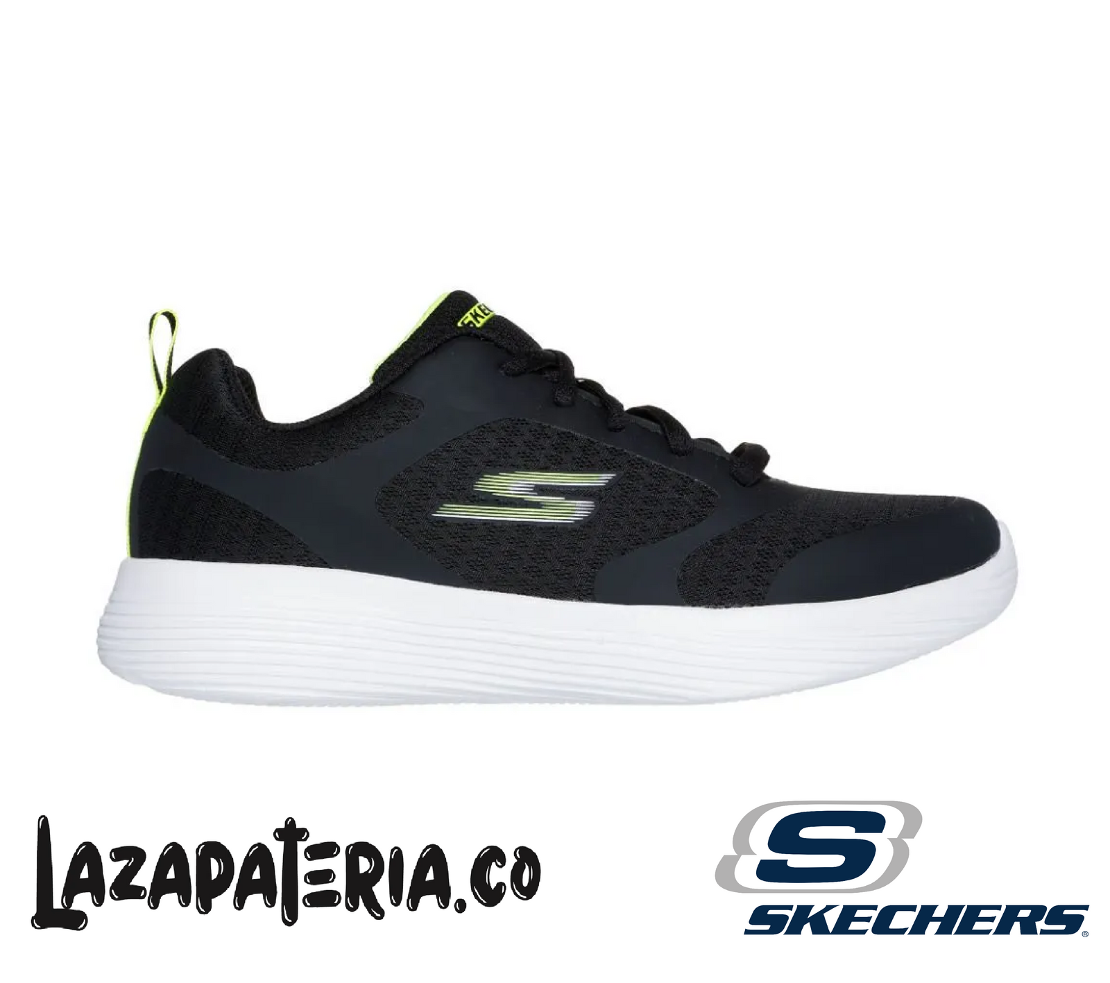 SKECHERS NIÑO GORUN NEGRO C40P5097LBKYL