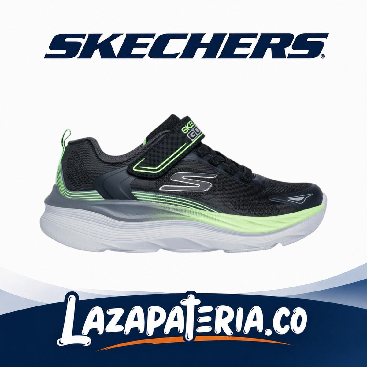 SKECHERS NIÑO C40P5145LBKLM