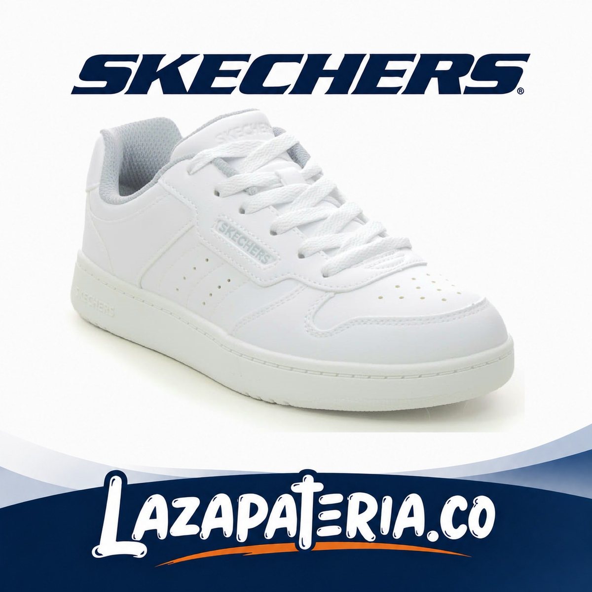 Tenis Skechers Quick Street Niña Blanco C40P5639LWHT