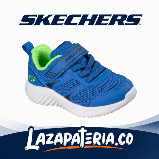 Tenis Skechers Bebé Azul Claro C40P7609NBLLM