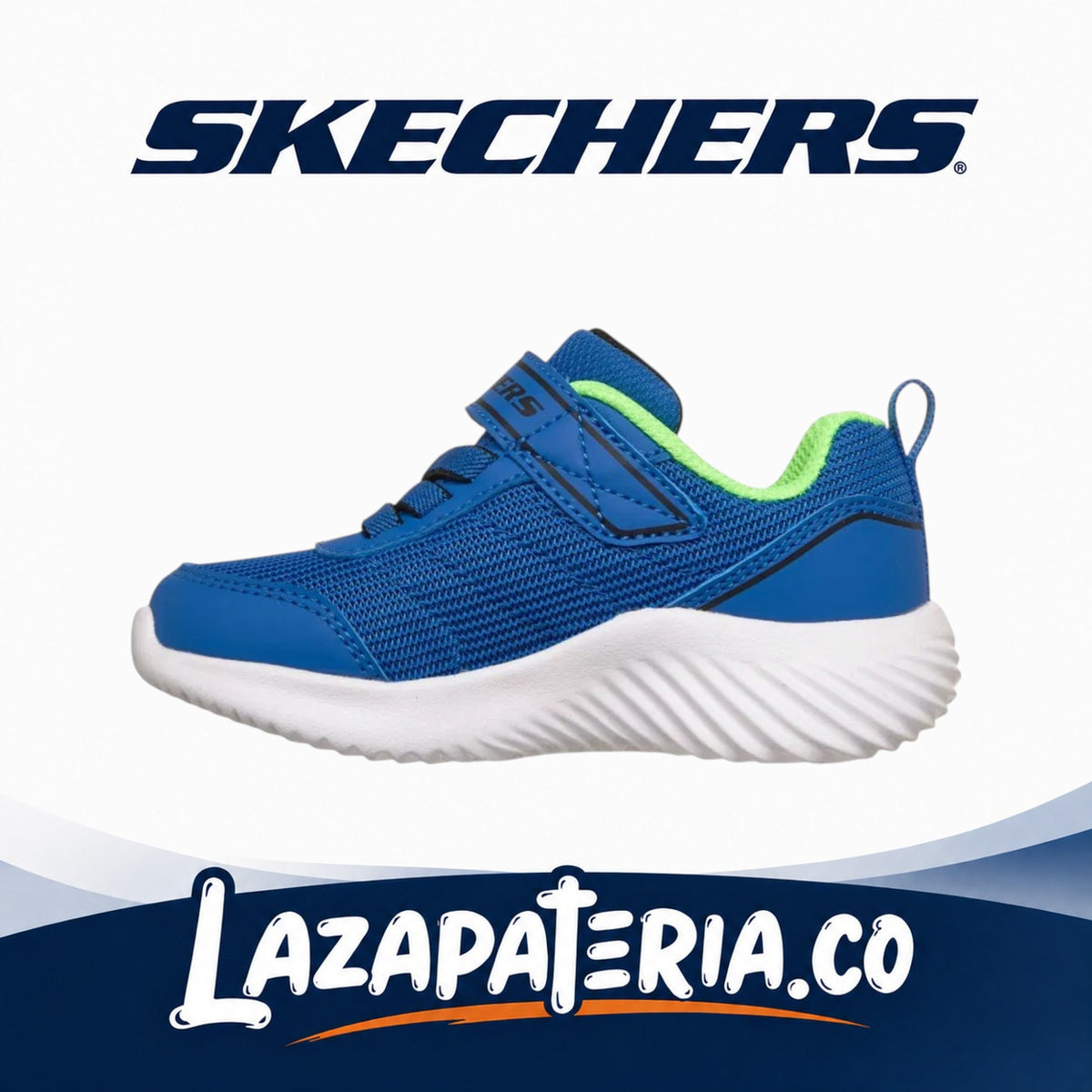 Tenis Skechers Bebé Azul Claro C40P7609NBLLM