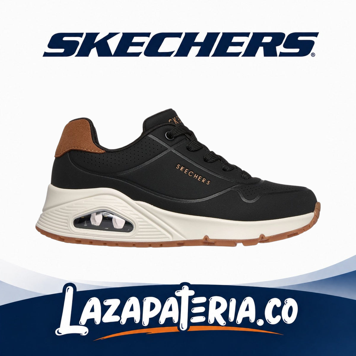 SKECHERS NIÑO C41P7035LBLK