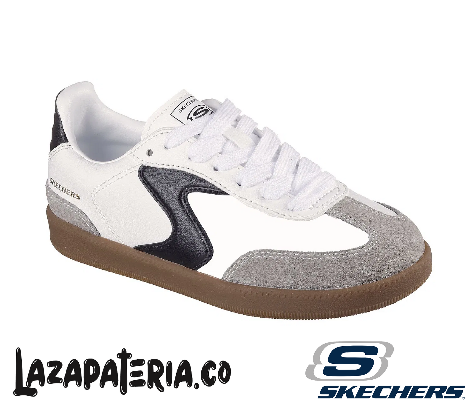 SKECHERS NIÑO HOTSHOT BLANCO C41P8005LWBK