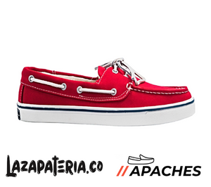 APACHES PLAYEROS HOMBRE CP87 LONA ROJO