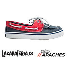 Cargar imagen en el visor de la galería, APACHES PLAYEROS HOMBRE CP89 CARNAZA GRIS X CUERO ROJO
