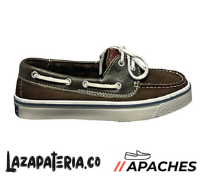 APACHES PLAYEROS HOMBRE CP92 CARNAZA CAFE x CUERO VERDE LISO