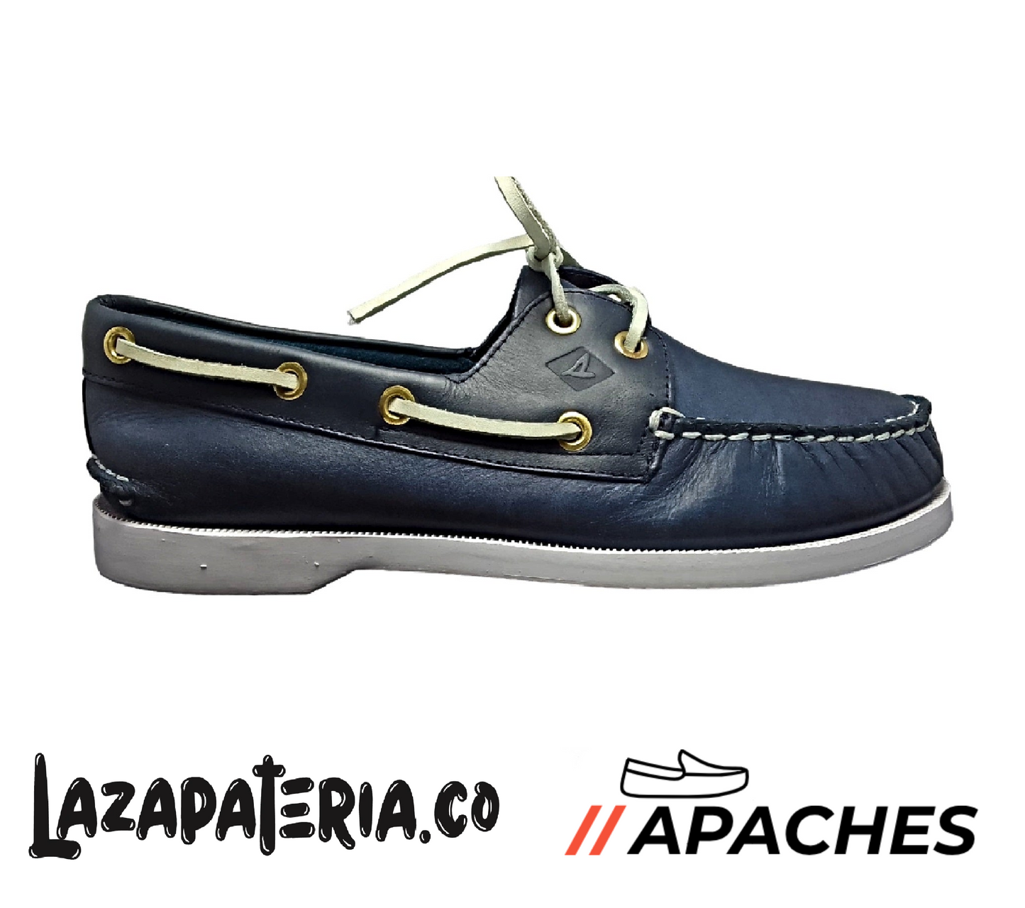 APACHES HOMBRE CP99 AZUL OSCURO SUELA BLANCO