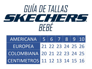 SKECHERS BEBÉ C40P0137NBKRD