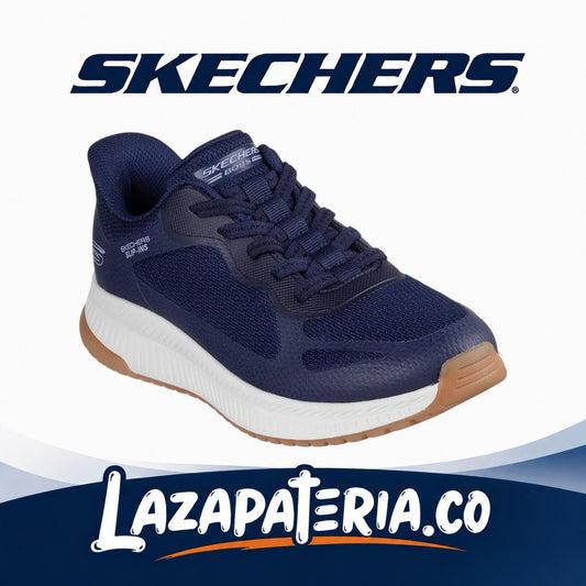 SKECHERS MUJER SLIP-INS AZUL C11P7624NVY