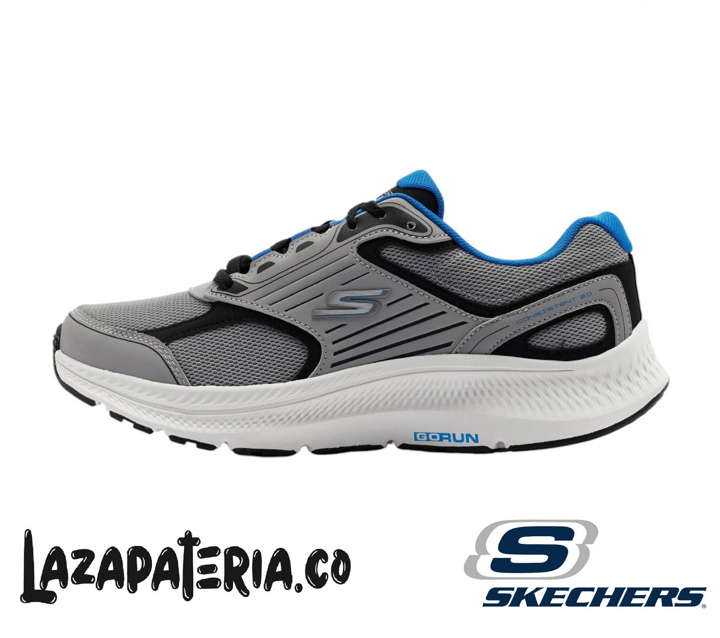 SKECHERS HOMBRE C22P0866GYBK