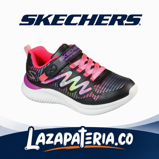 SKECHERS NIÑO 302434L BKMT C30P2434LBKMT
