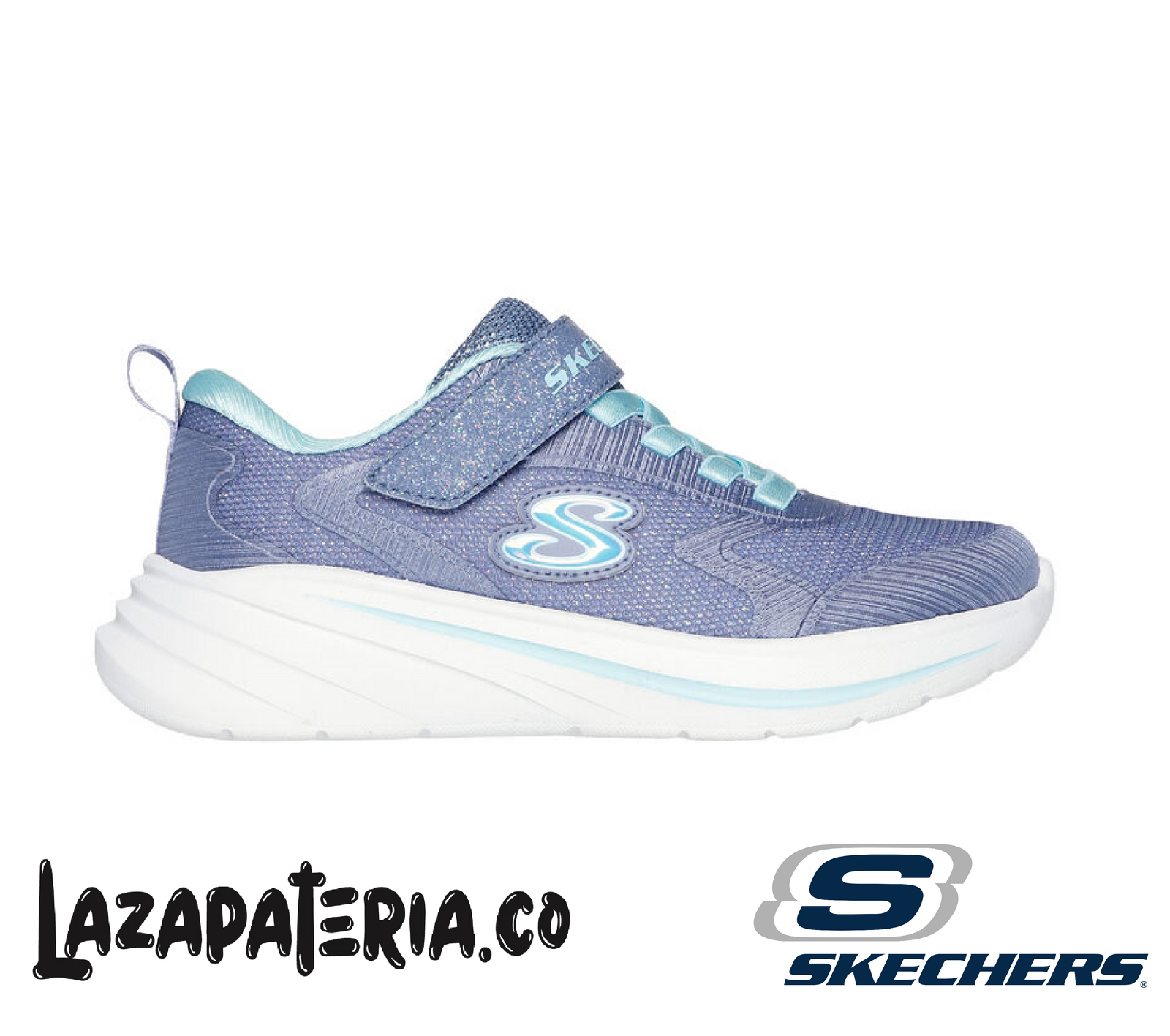 SKECHERS NIÑA WAVE 92 GRIS C30P3557LSLT