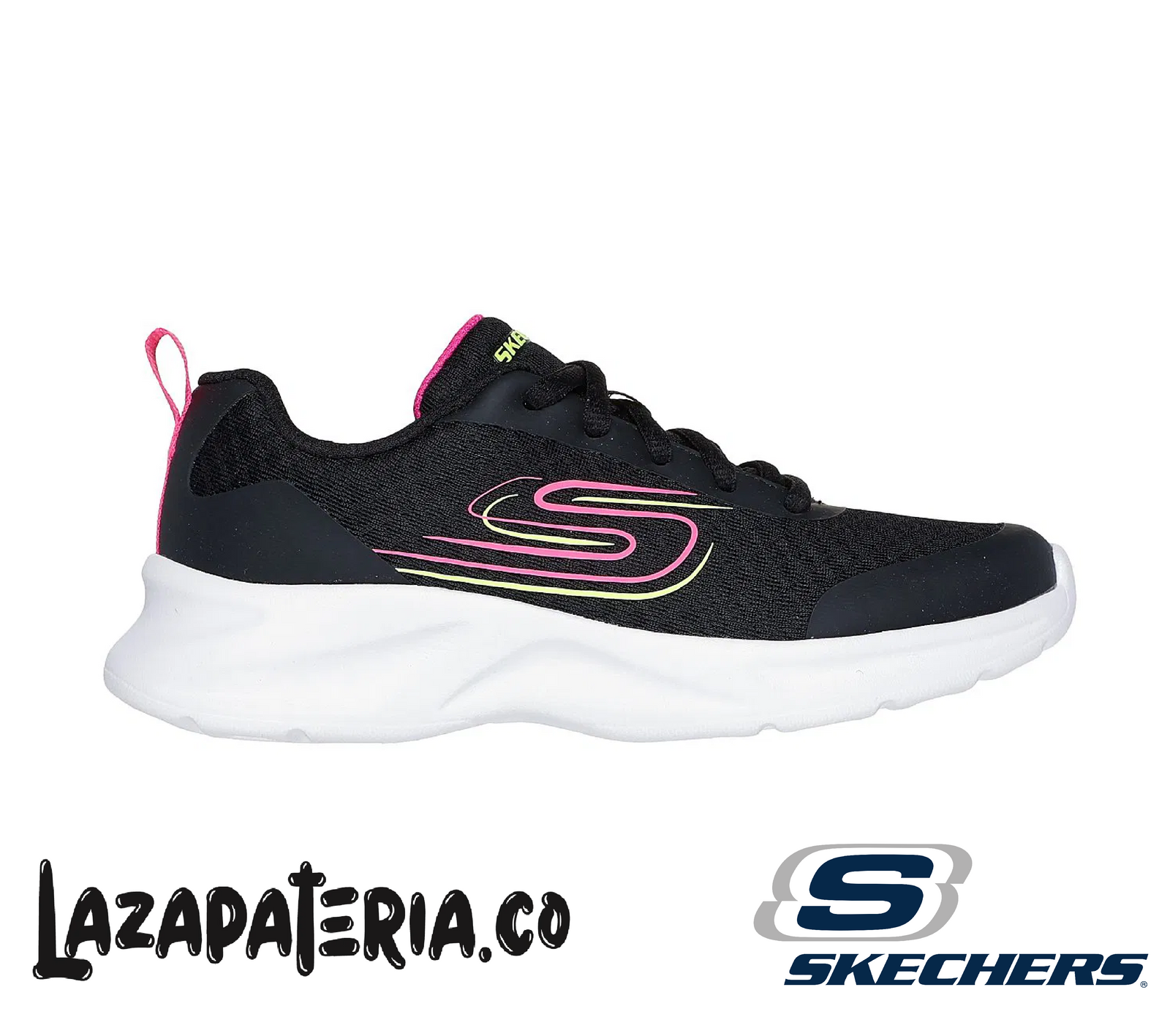 SKECHERS NIÑA DYNAMATIC NEGRO C30P3578LBKHP