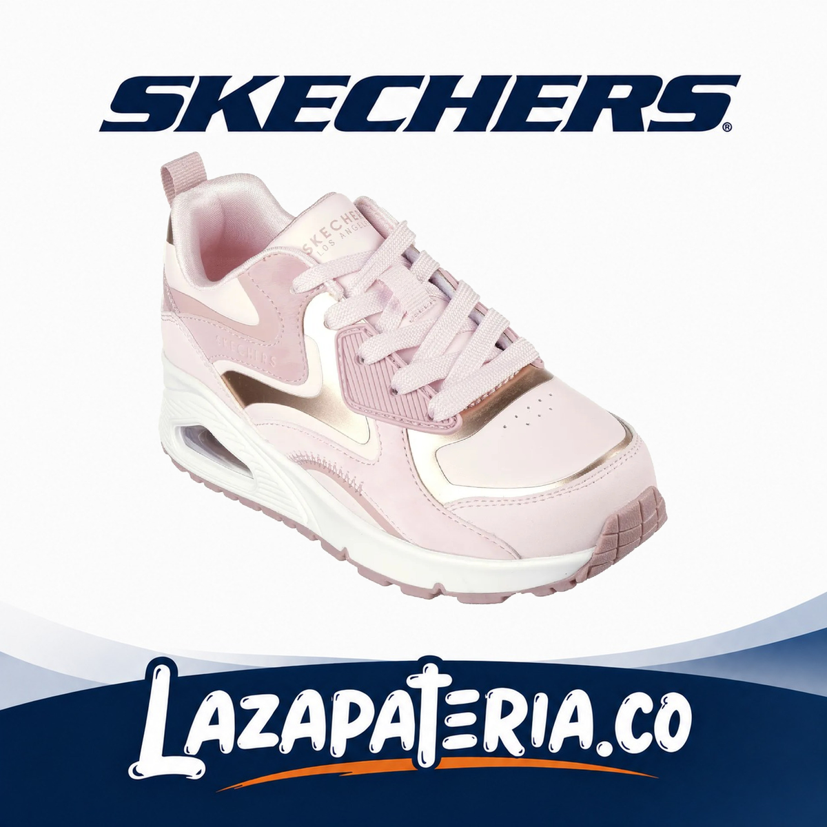 Tenis Skechers UNO Niña Multicolor C31P0547LLPMT