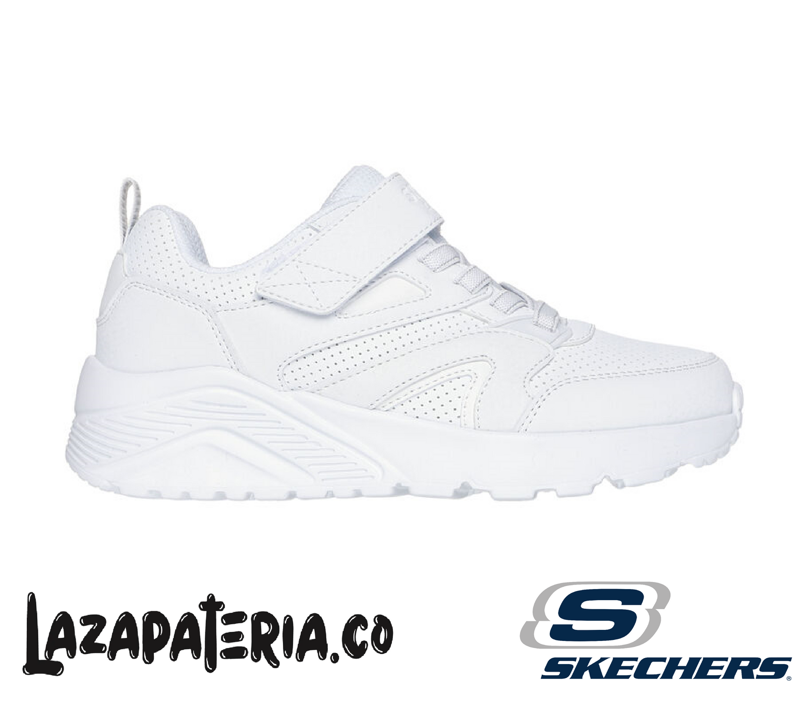 SKECHERS UNISEX UNO BLANCO C40P3640LWHT