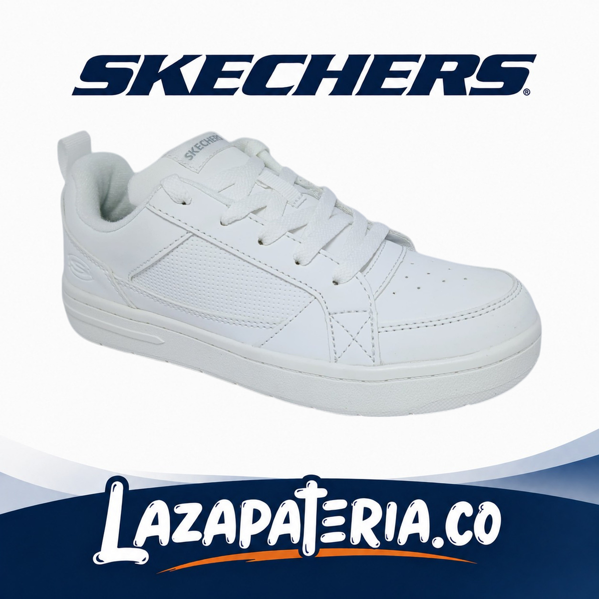 Tenis Skechers Smooth Street Niña Blanco C40P5617LWHT