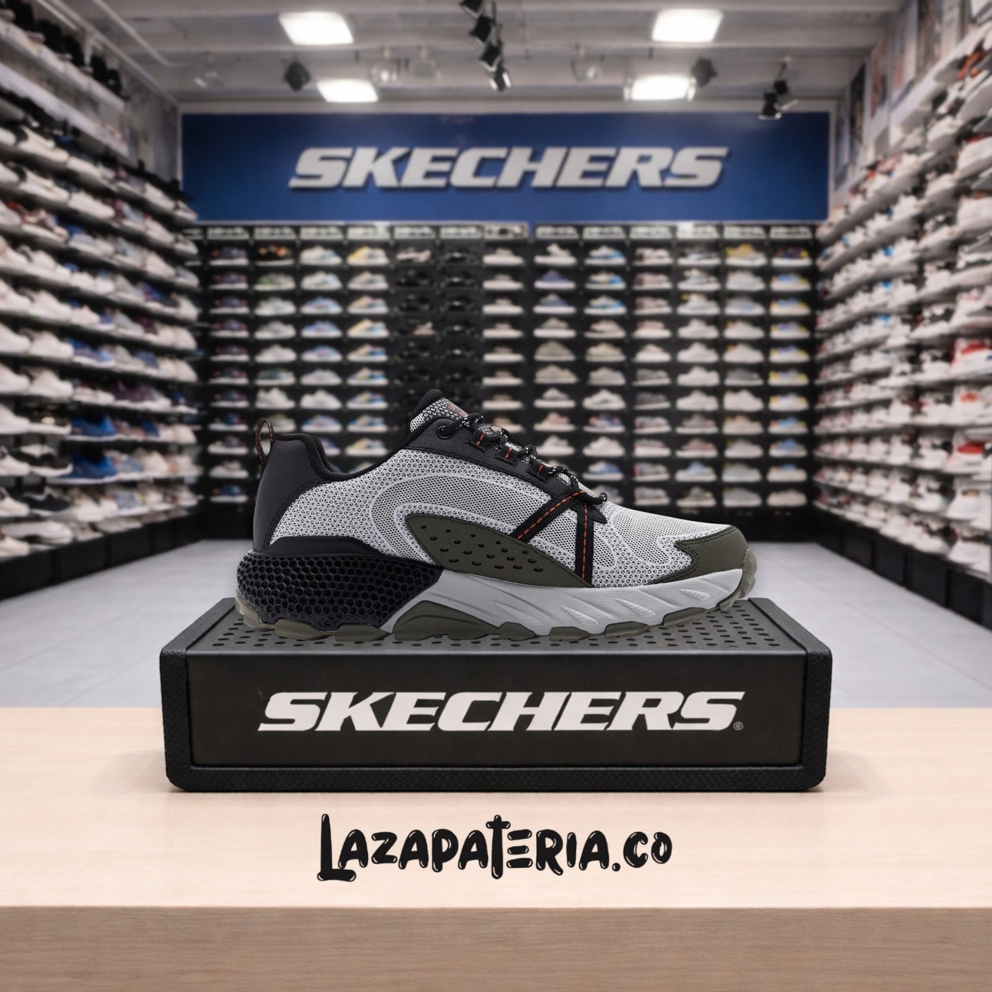 SKECHERS HOMBRE C23P7401OLGY
