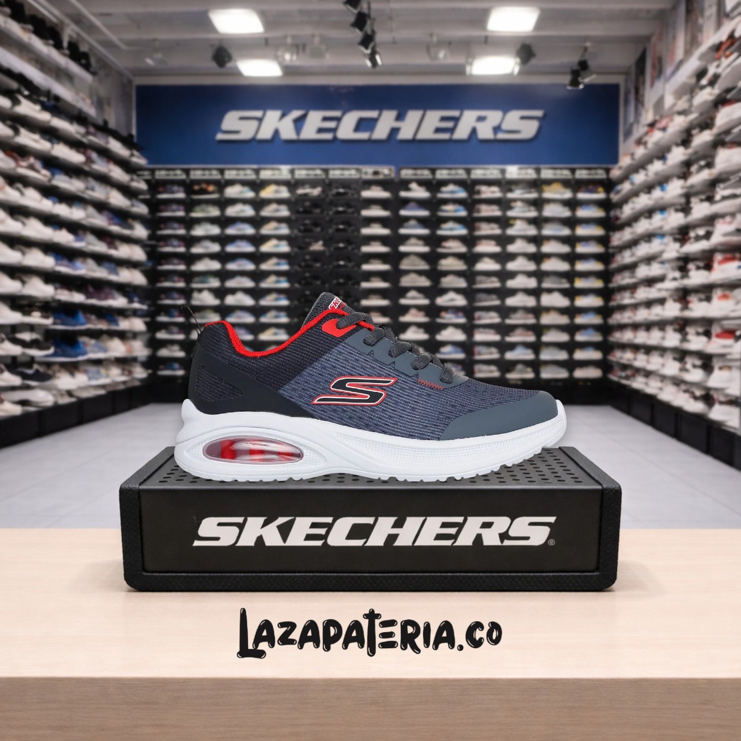 SKECHERS NIÑO C40P4106LCCBK