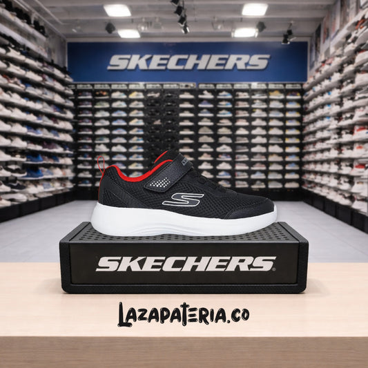 SKECHERS NIÑO C40P3615LBKRD