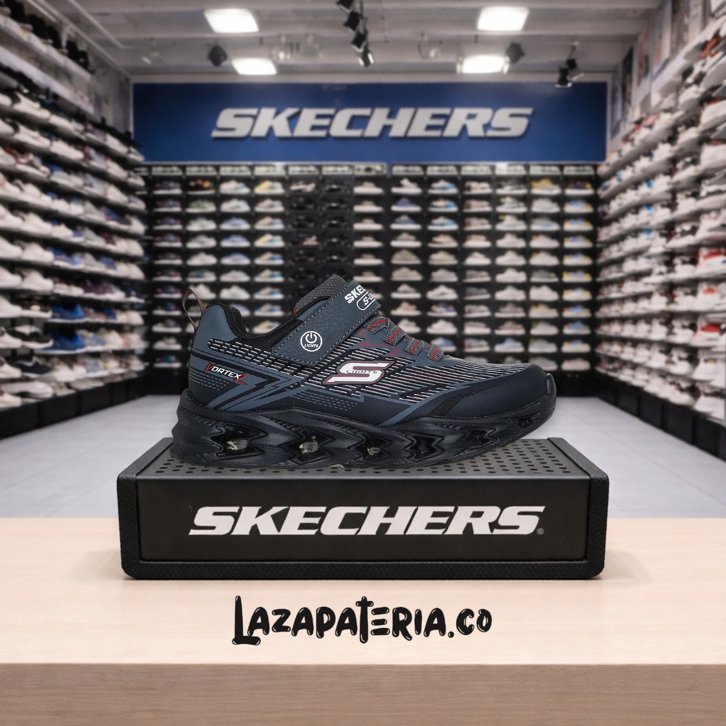 SKECHERS NIÑO C40P0605LBKCC