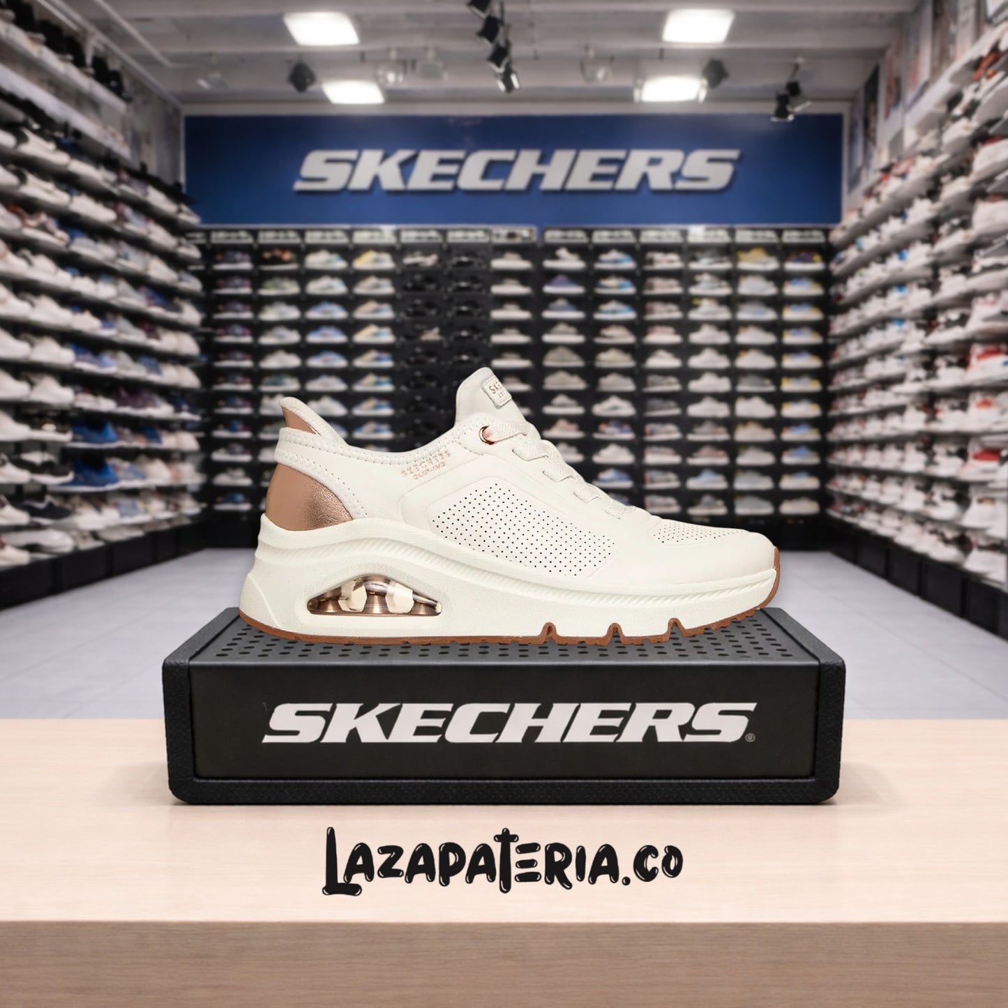 SKECHERS MUJER C17P7771WHT