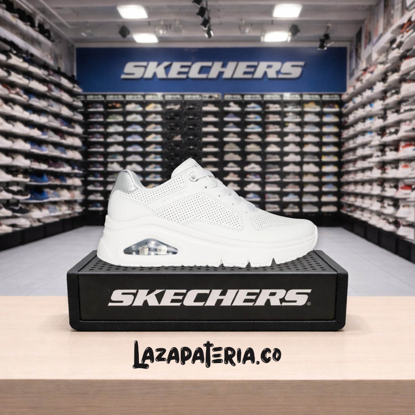 SKECHERS MUJER C17P7767WHT