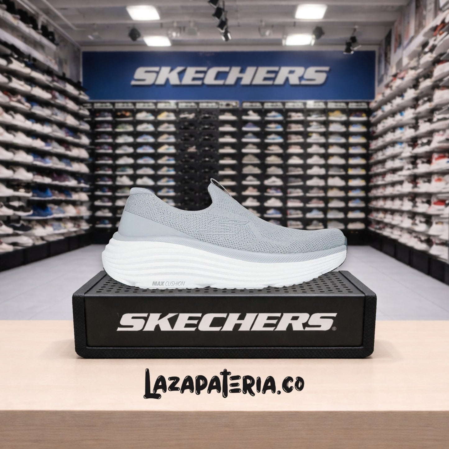 SKECHERS MUJER C12P9481GRY