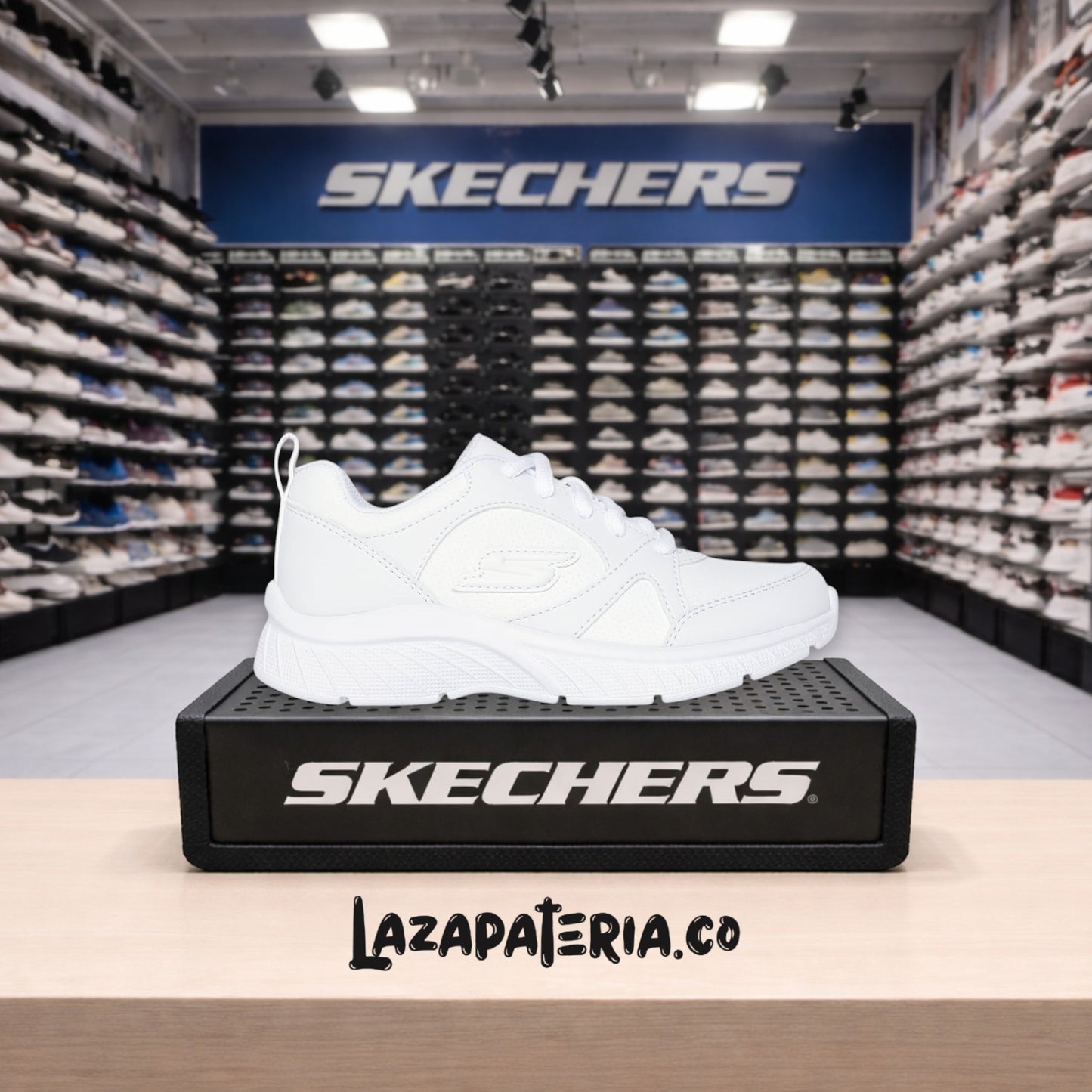 SKECHERS NIÑOS C30P2636LWHT