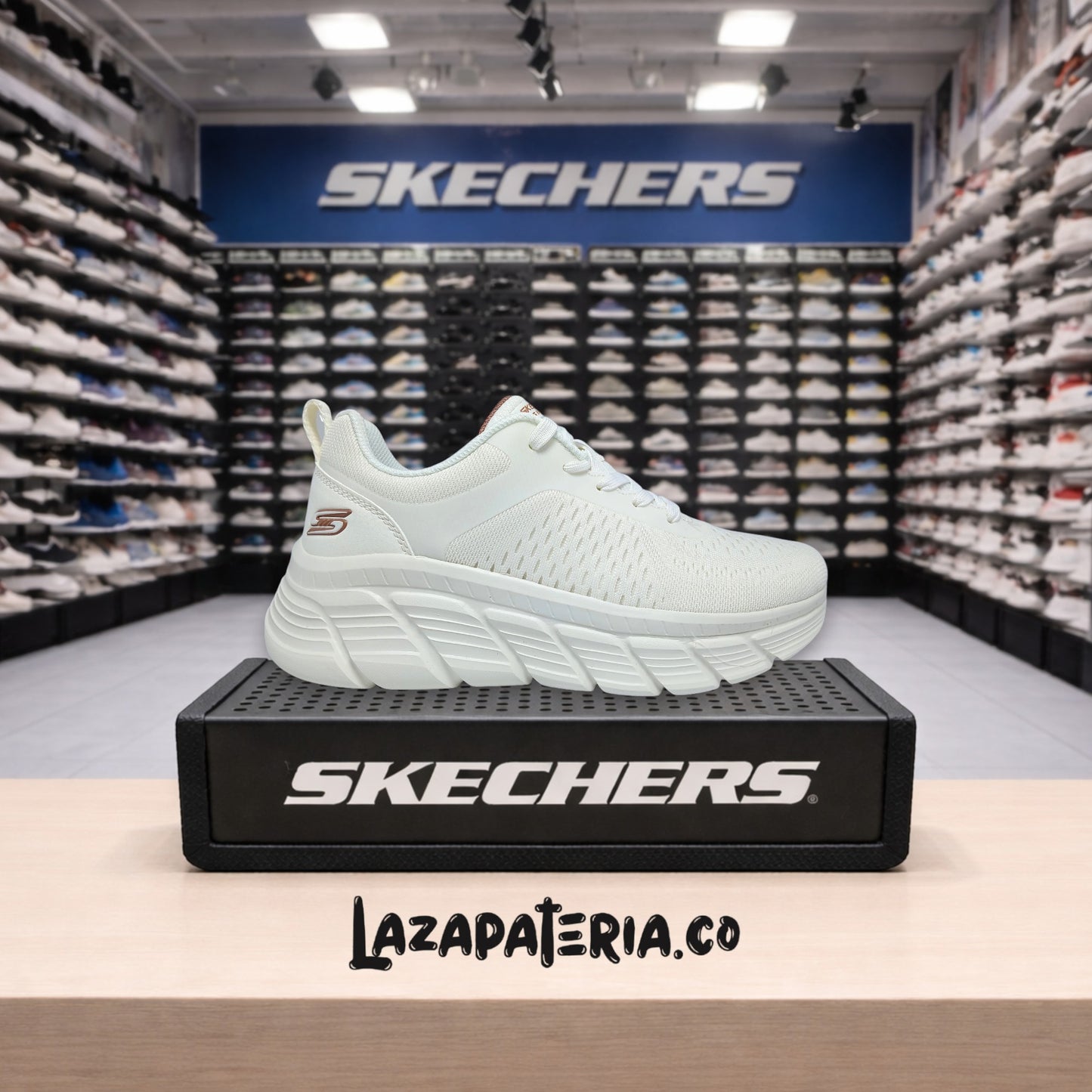 SKECHERS MUJER C11P7389WHT