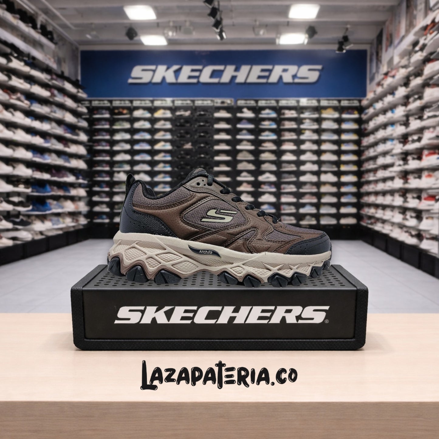 SKECHERS HOMBRE C23P7841BRBK