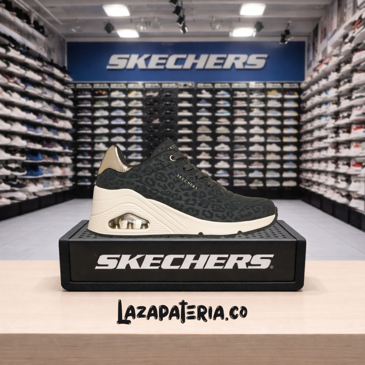 SKECHERS MUJER C17P7521BLK